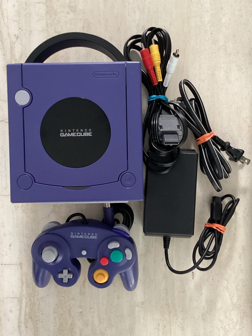Nintendo GameCube Console and Controller Indigo OEM Working - Picture 2 of 16